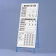 法令許可票立看板 3項目タイプ 枠付き (303-32A)