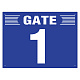 ゲート表示板 ヨコ型 GATE 1 (305-300)