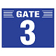 ゲート表示板 ヨコ型 GATE 3 (305-302)