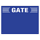 ゲート表示板 ヨコ型 GATE 無地 (305-304)