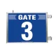 突出し式ゲート標識 GATE3 (305-83) GATE3