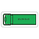 現場配置図用 重機車両マグネット (平面タイプ) (大) 表示内容:ダンプトラック (314-71A)