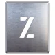 吹付け用アルファベットプレート 350×300 Z (349-40A) Z