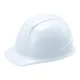 ヘルメット前ひさし型ST＃141-JZ PC樹脂製(ポリカーボネート) (飛・墜・電) 白 (377-20A-WH) 白