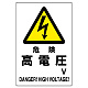 電気関係標識 450×300 危険 高電圧 エコユニボード (804-26B)