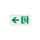 蓄光ラインステッカー 左矢印 (824-401) 左矢印