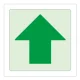 低照度用床面蓄光ステッカー 上矢印 (829-19) 上矢印