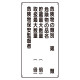 危険物標識 危険物の類別5行 エコユニボード (830-36) エコユニボード