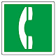 ピクトサインステッカー（2枚1組）100×100 電話 (839-11C)