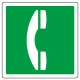 ピクトサインステッカー（2枚1組）100×100 電話 (839-11C) 電話