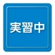 ユニピタ 胸章 70×70mm 実習中 (849-84) 実習中