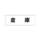 室名表示板 片面表示 倉庫 小 アクリル（白） (RS1-26) 倉庫 小