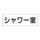室名表示板 片面表示 シャワー室 大 アクリル（白） (RS2-19) シャワー室 大