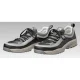 ワークシューズ (メッシュ・グレー) サイズ:25cm (378-33A-5) 25cm