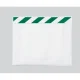ポケットマグネット (マグネットタイプ) A4ヨコ用 (緑/白) 枚数:5枚入 (340-44) 5枚入