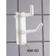 樹脂製 ネットフック 白 ダブルタイプ NW-50 NW-50