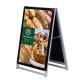屋外用ポスターパネルスタンド APS ロータイプ 両面／A1 (56990A1W) A1 両面