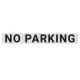 コーン用シール NO PARKING 黒文字 (64674-1B) 黒文字