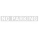 コーン用シール NO PARKING 白文字 (64674-1W)