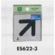 表示プレートH サインプレート 反射シート 矢印 表示:矢印 上 (ES622-3) 矢印 上