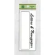 表示プレートH 郵便受表示 60×150mm 表示:LETTERS＆Newspaper (HB156-3) LETTERS&Newspaper
