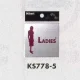 表示プレートH ピクトサイン トイレ表示 ステンレス鏡面 表示:LADIES (女性) (KS778-5) LADIES (女性)