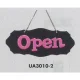 表示プレートH ドアサイン 片面Open 仕様・カラー:波型・ピンク (UA3010-2) 波型 ピンク