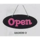 表示プレートH ドアサイン 片面Open 仕様・カラー:楕円型・ピンク (UA3020-2) 楕円型 ピンク