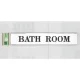 表示プレートH 室名札 アクリル 表示:BATH ROOM (バスルーム) (UP318-10) BATH ROOM (バスルーム)