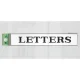 表示プレートH 室名札 アクリル 表示:LETTERS (レター) (UP318-7) LETTERS (レター)