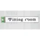 表示プレートH 室名札 アクリル 表示:Fitting room (フィッティングルーム) (UP318-9) Fitting room (フィッティングルーム)