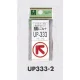 表示プレートH ピクトサイン アクリル 矢印 サイズ・仕様:30×30× ・斜め (UP333-2) 30×30× ・斜め