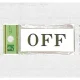 表示プレートH ドアサイン アクリル 表示:OFF (UP370-19) OFF