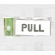 表示プレートH ドアサイン アクリル 表示:PULL (UP370-2) PULL