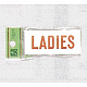 表示プレートH トイレ表示 アクリル 表示:LADIES (レディース) (UP370-4)