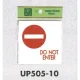 表示プレートH ピクトサイン アクリル 表示:DO NOT ENTER (立入禁止) (UP505-10) DO NOT ENTER(立入禁止)