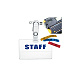 ラベル名札 (STAFF) ブルー (30570***)