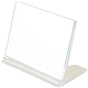 U型カード立 UC-1 透明　中紙無地 透明