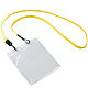 NEWフックストラップ名札 2 (名札パスケーストーメー付) 種別:イエロー (31277YLW) イエロー