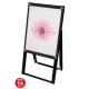 ポスター用スタンド看板 マグネジ A2 ブラック/ブラック 片面 (BPSSKMN-A2KB) A2 ブラック/ブラック 片面