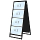 ブラックバリウスカードケーススタンド看板 A3横×4枚 (両面・計8枚) (BVACCSK-A3Y8R)