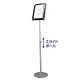 スマートフリーアクリルスタンド A4 ホワイト スライドあり (SMFACS135-A4W) A4 ホワイト スライドあり