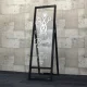 サインモールオリジナル ショップサインスタンド ブラック 透明アクリル W300×H900 スリムタイプ スリムタイプ