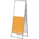 バリウススタンド看板 アルミ複合板タイプ シルバー 600×1800 両面タイプ (VASKAP-600X1800R) 両面タイプ 600×1800