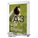 屋内専用ウォールポスターサイン A3 ホワイト (WPSW-A3) A3 ホワイト