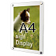屋内専用ウォールポスターサイン A4 ホワイト (WPSW-A4)