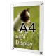 屋内専用ウォールポスターサイン A4 ホワイト (WPSW-A4) A4 ホワイト