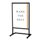 フラットオープンメッセージスタンド A1 ブラック (BFOMS-A1K) A1 ブラック