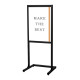 フラットオープンメッセージスタンド A2 ブラック (BFOMS-A2K) A2 ブラック
