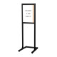 フラットオープンメッセージスタンド A3 ブラック (BFOMS-A3K) A3 ブラック